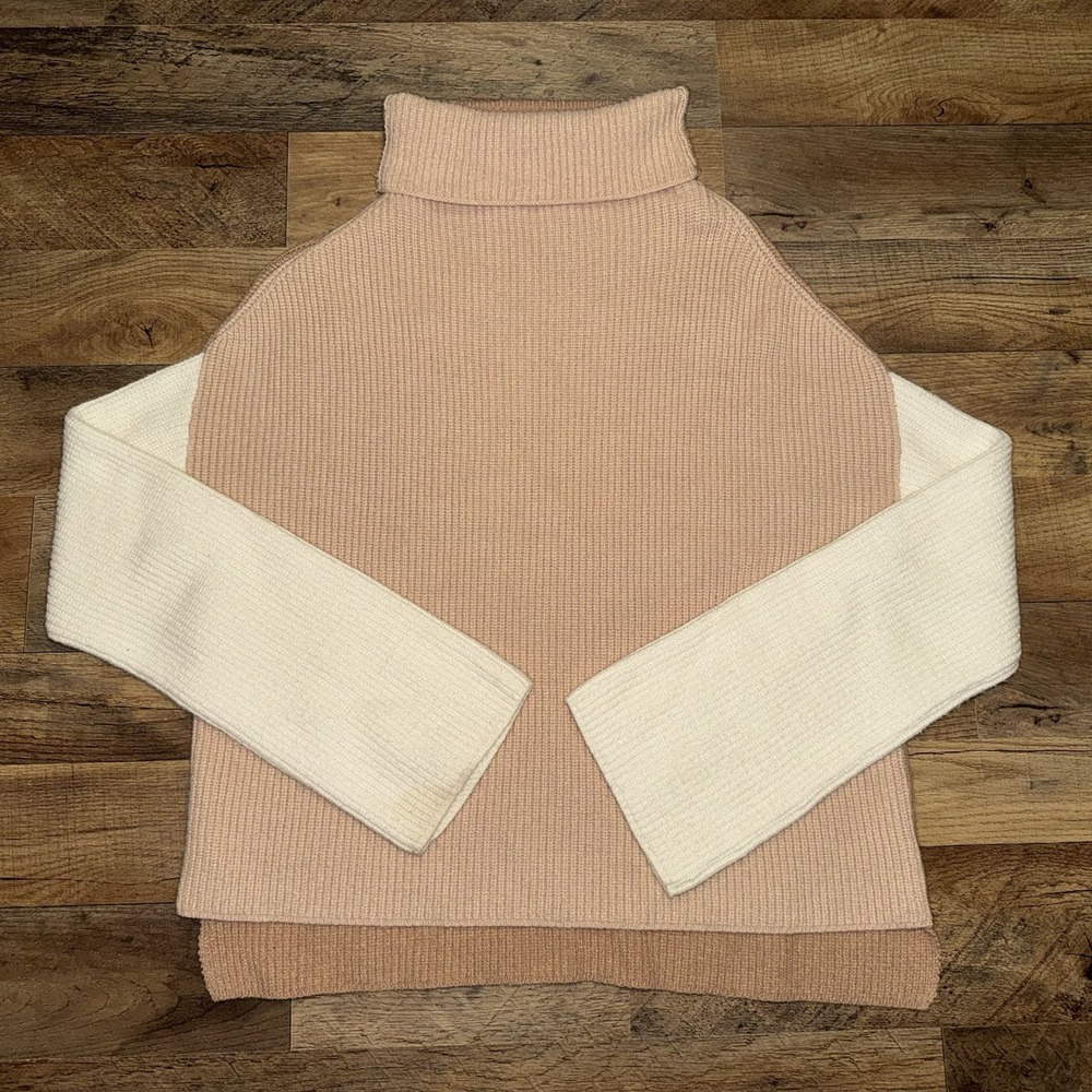 Carly‎ Jean Colorblock Turtleneck Sweater S/M